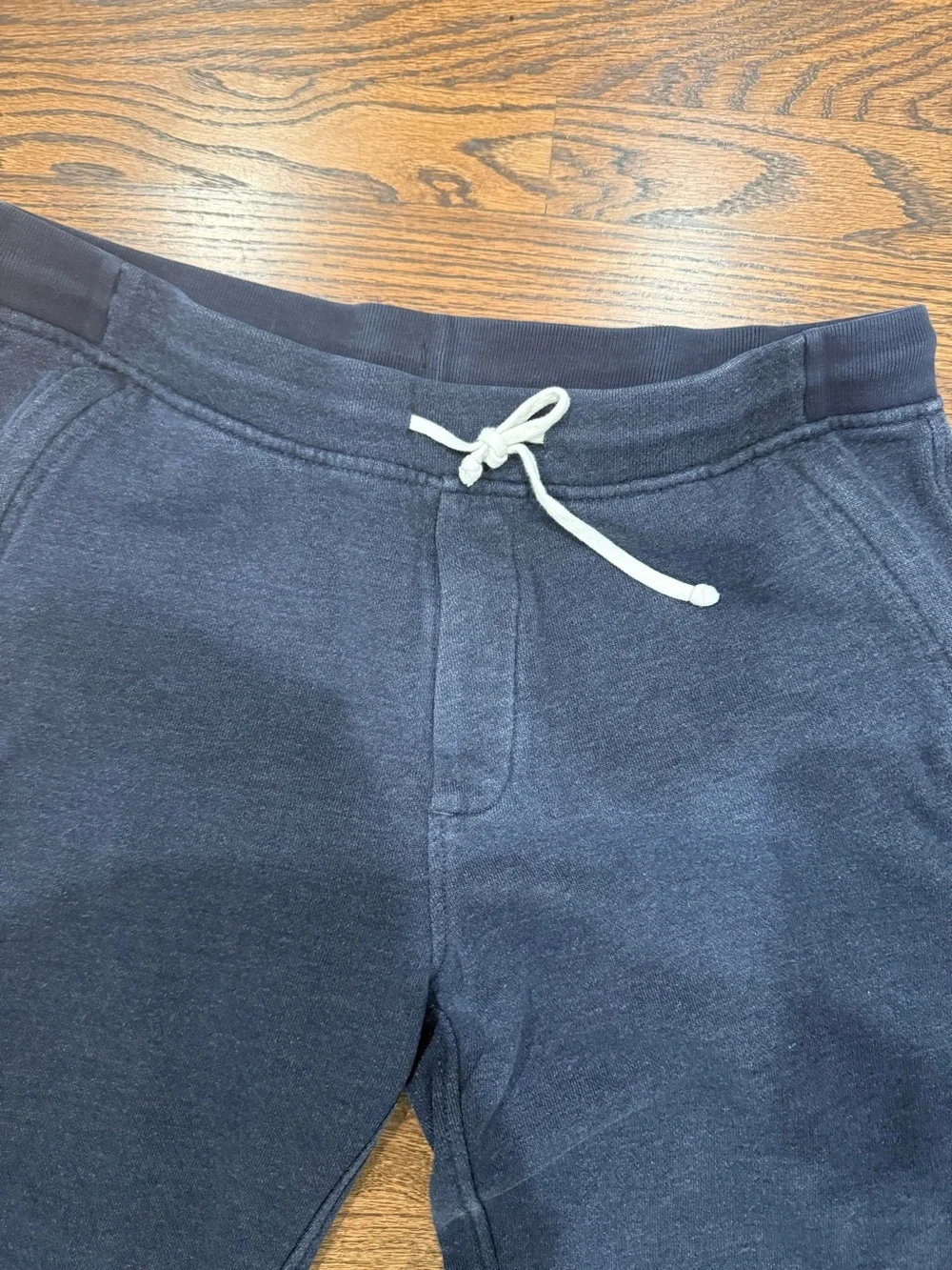 J. Crew Mens Navy Drawstring Jogger Sweatpants